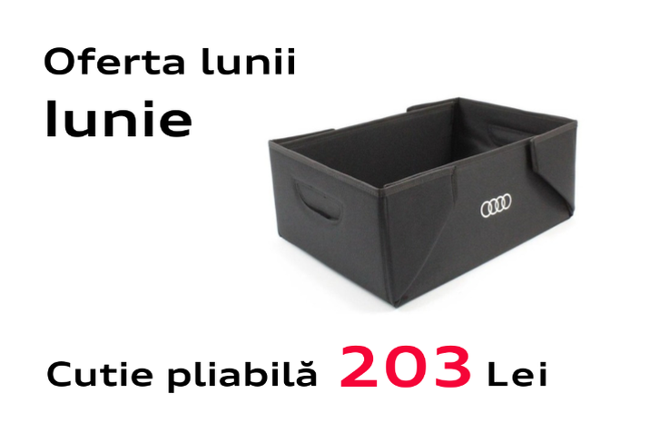 Cutie pliabilă Audi - doar 203 Lei (TVA inclus)