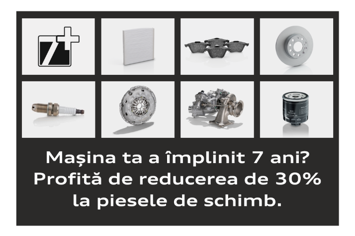 Reducere 30% la piesele originale Audi