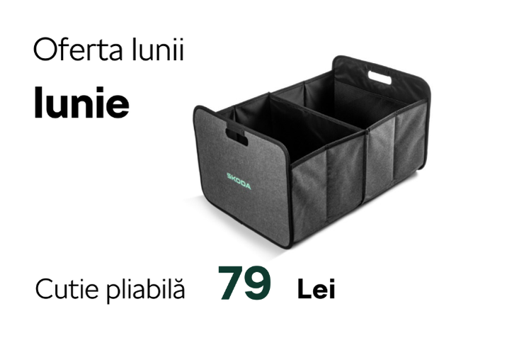 Fiecare drum e mai simplu cu organizarea potrivită – cutia pliabilă Škoda