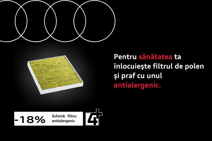 Schimb Filtru antialergenic Audi