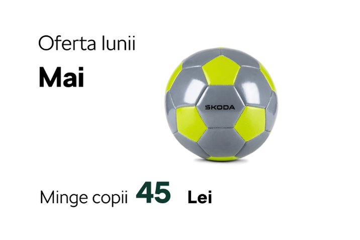Minge de fotbal pentru copii SKODA