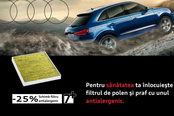 Schimb Filtru antialergenic Audi