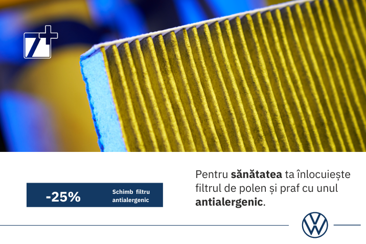 Schimb Filtru antialergenic Volkswagen