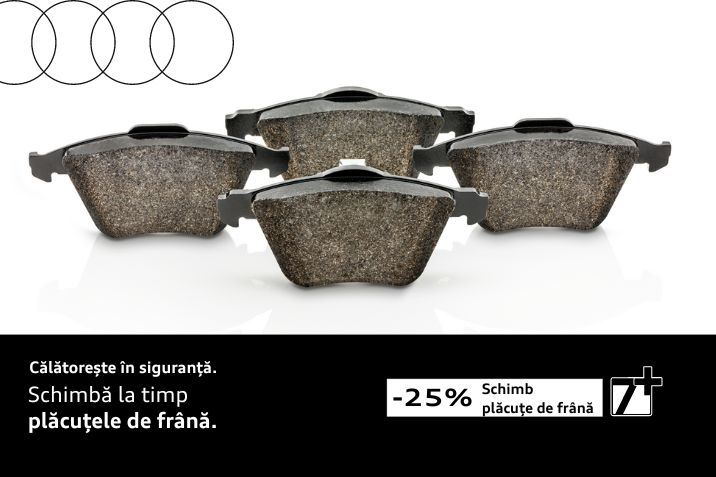 Schimb placute de frana Audi