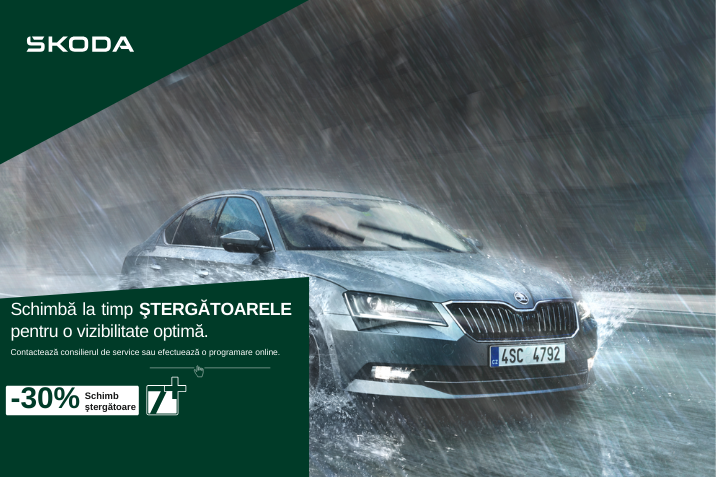 Schimb stergatoare skoda